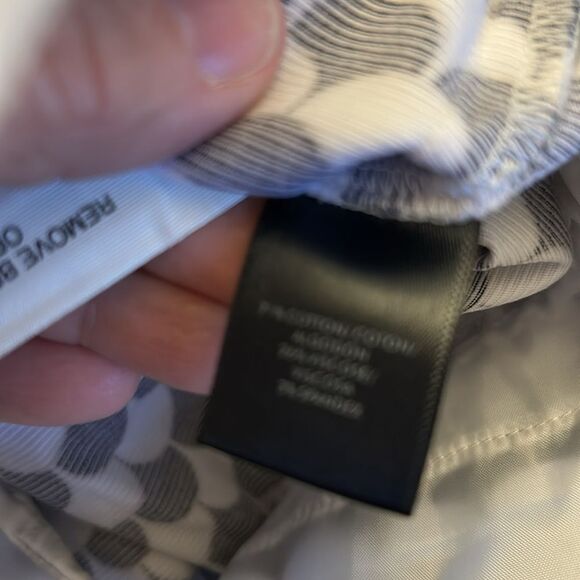 Ann Taylor Black and White Patterned Pants Devin fit Size 8 EUC - Picture 9 of 10